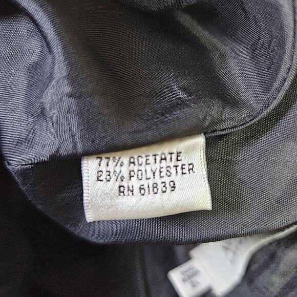 Teri Jon Rickie Freeman Jacquard Skirt Taffeta Floral Formal Midi Full Red 12 - Picture 12 of 16